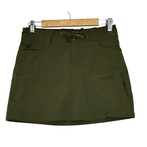 Outdoor Research Womens Ferrosi Skort 4 Hiking Gorpcore Stretch Olive Green